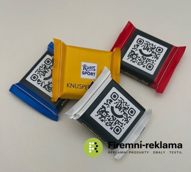 Ritter Sport chocolate with wrapper - Packaging: 504pcs, Type of chocolate: mix