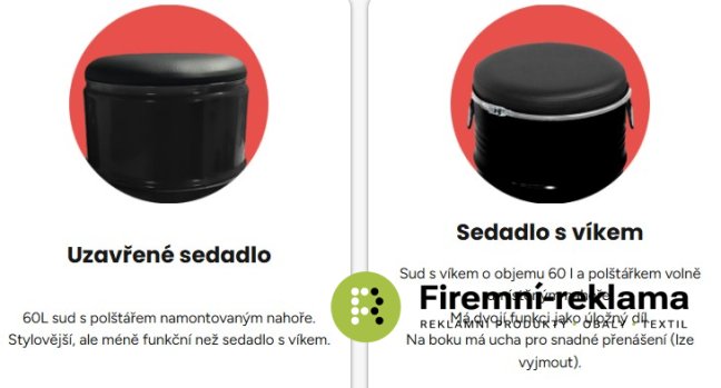 Seat types for seat barrels