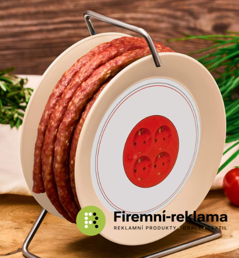 Pikantní klobásový snack na mini kabelové cívce - Balení: 50ks