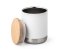 Thermo cup with bamboo lid - white