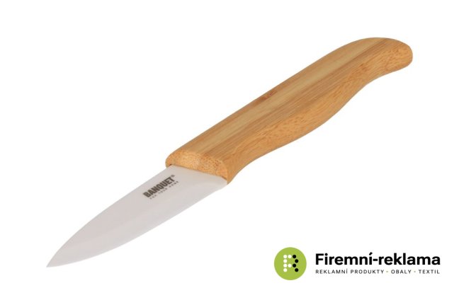 Kitchen ceramic knife ACURA BAMBOO - 18 cm