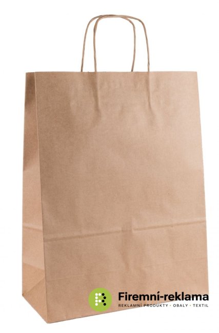 Papírová taška NATURA TWIST - Balení: 1ks, Velikost: 18x8x24cm