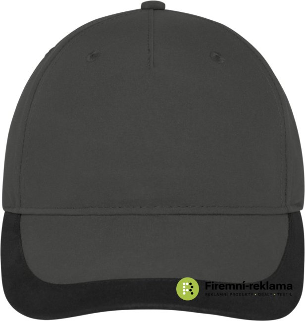 5 Panel Sports Cap - Colour: dark grey/black, Size: one size