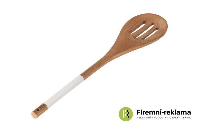 Wooden spoon with holes WHITELINE acacia - 30 cm