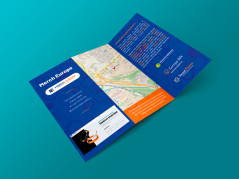 Plnobarevný reklamní leták