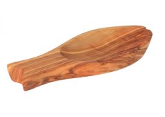 Olive wood bowl - fish