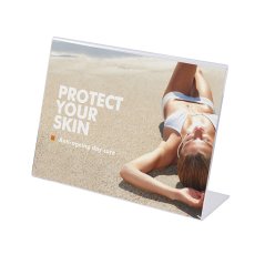 Plexi stojánek typu L na šířku