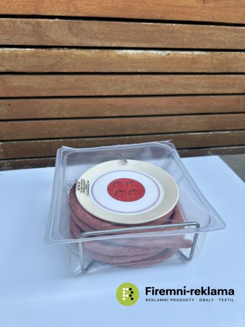 Pikantní klobásový snack na mini kabelové cívce - Balení: 50ks