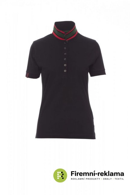 Women's polo shirt MEMPHIS LADY - Colour: white/red/blue, Size: M
