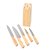 Set of 5 knives with stand