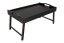 Wooden serving table for bed 50x30 cm dark