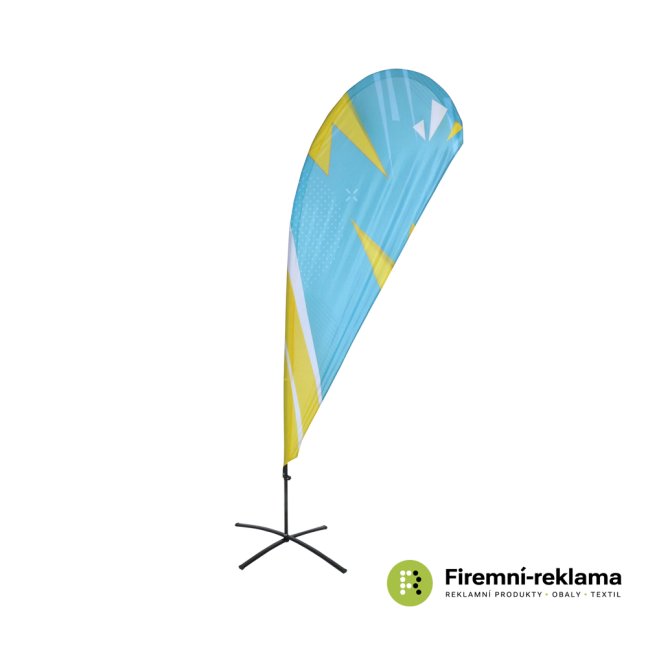Beach Flag Budget Wind and Drop - Variant: Beach Flag Budget Drop Graphic Large