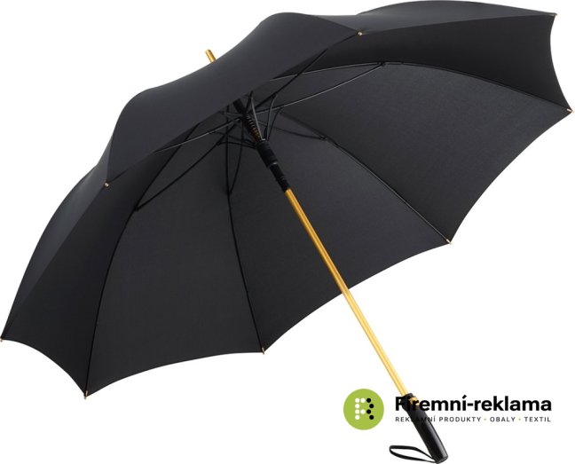 AC alu golf umbrella FARE® Precious - Colour: black/gold