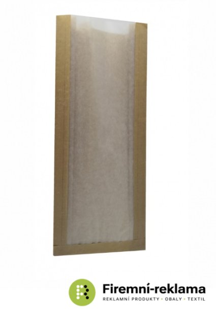 Paper bag with window