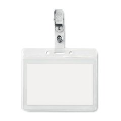 Name tag for clothes with clip