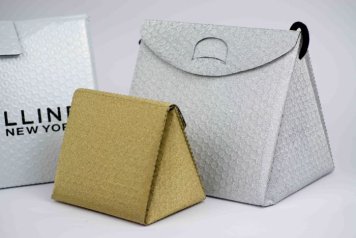 Recyklované eko krabičky z bublinkové folie, trojúhelník