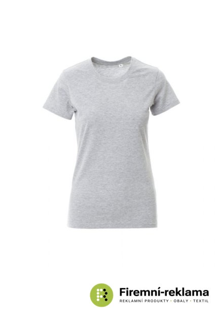 Dámské tričko FREE LADY MELANGE - Barva: šedá melanžová, Velikost: M