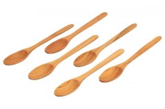 Dřevěná lžíce 21cm - 6 ks v balení