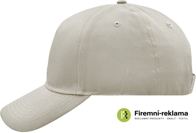 5 Panelová Kšiltovka - Barva: khaki, Velikost: univerzální