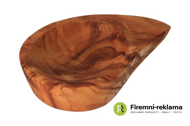 Olive wood bowl - teardrop