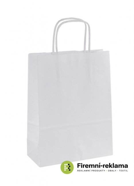 Papírová taška BIANCO TWIST - Balení: 1ks, Velikost: 18x8x24cm