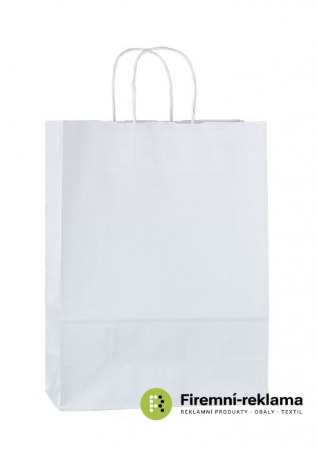 Papírová taška BIANCO - Balení: 1ks, Velikost: 18x8x25cm