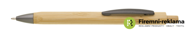 TRILO triangular ballpoint pen - bamboo and metal