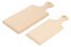 Set of milled cutting boards with handle 2 pcs