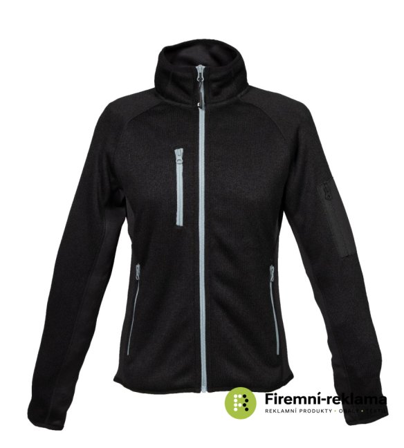 James Ross Knitted fleece Monviso Lady - Colour: black, Size: S