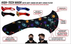 Neoprene masks with filter