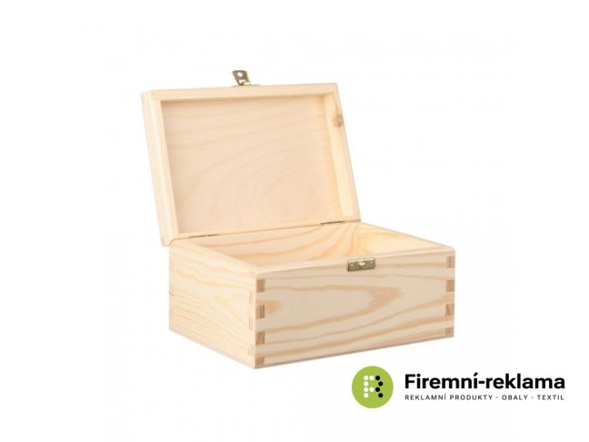 Firemní dárek - Dřevěná krabička 22 x 14 x 10 cm