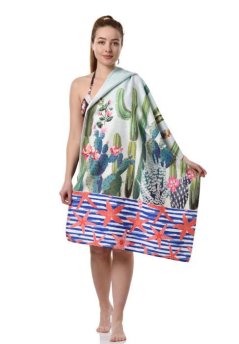 Quick-drying advertising towel 70x140, with own print