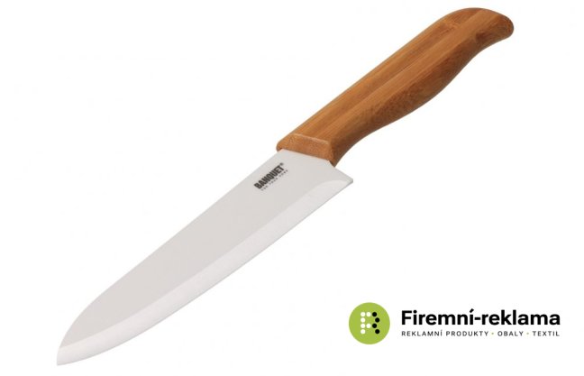 Kitchen ceramic knife ACURA BAMBOO - 27 cm
