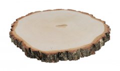 Wooden mat made of birch trunk 33-38 cm