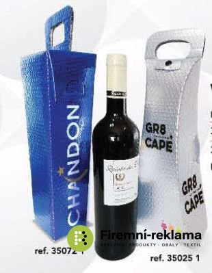 Recyklované obaly na víno 1 láhev - Balení: 250ks