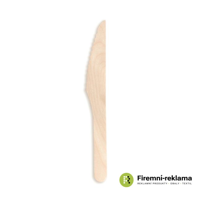 Disposable wooden knife - 100 pcs.