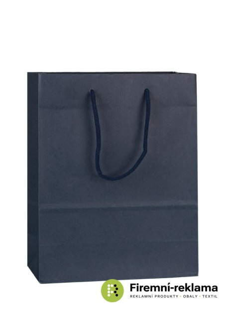 Papírová taška BLU CORD - Balení: 1ks, Velikost: 16x8x24cm