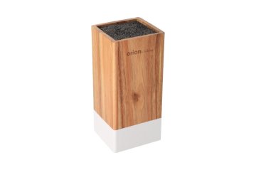 Organized Wooden Knife Blocks