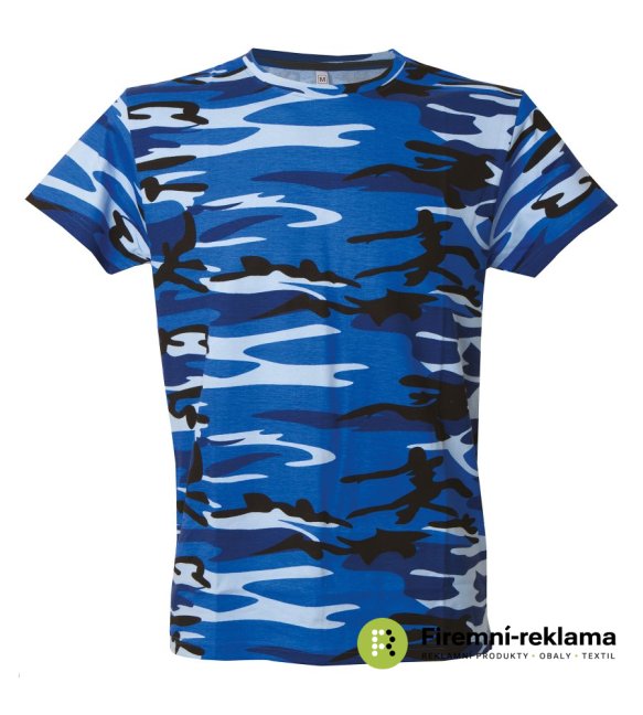 James Ross T-shirt Ibiza Man - Colour: camouflage blue, Size: S