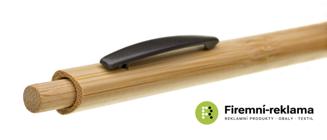 TRILO triangular ballpoint pen - bamboo and metal