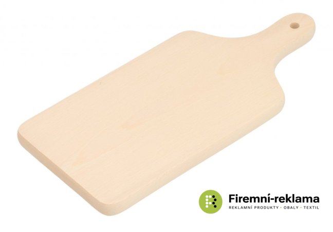 Cutting board with medium handle