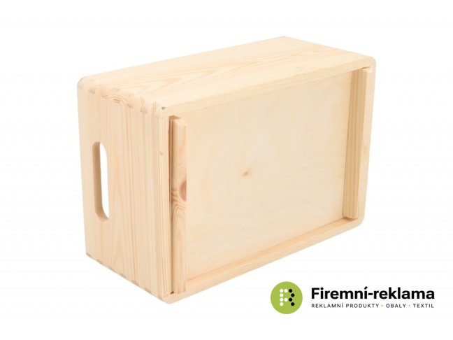 Firemní dárek - Dřevěný box 30 x 20 x 14 cm