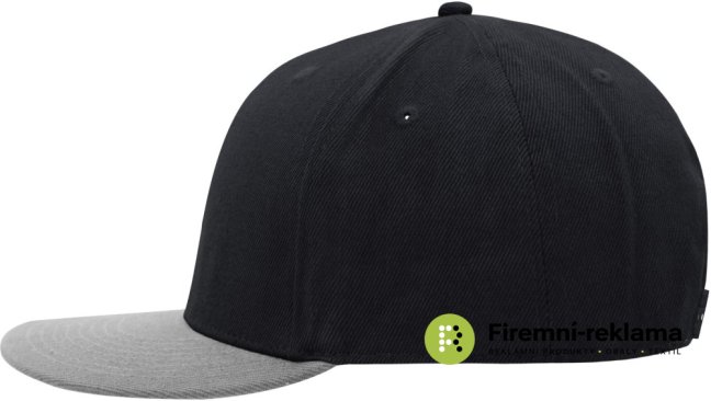 6 Panel Pro Cap Style - Colour: black/grey, Size: one size