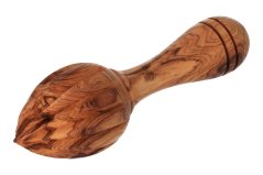 Olive wood citrus press