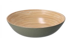 Bamboo bowl gray - 25 cm