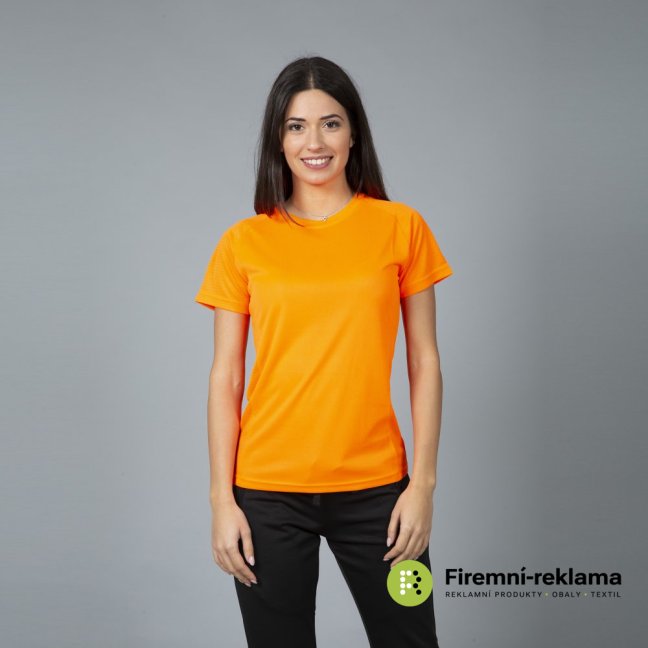 James Ross T-shirt Montevideo Lady - Colour: yellow fluo, Size: S