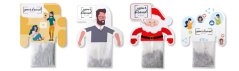 Reklamní čaj s kartonovým držákem (4 typy) s vlastním potiskem