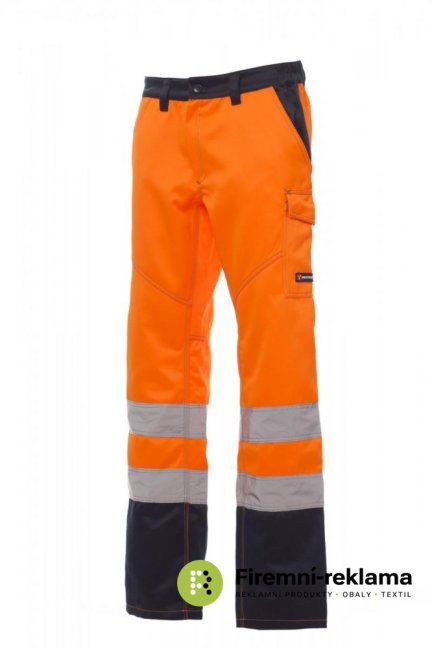 Pánské kalhoty CHARTER/WINTER - Barva: oranžová fluo/námořnická, Velikost: L