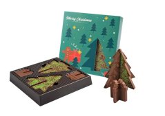 Chocolate puzzle 3D, Christmas tree 90g