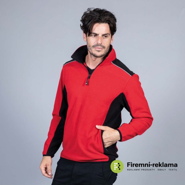 James Ross Polar fleece New Riga - Colour: orange/black, Size: S